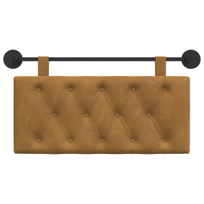 Testata appesa Marrone 100 x 55 x 7 cm Velluto