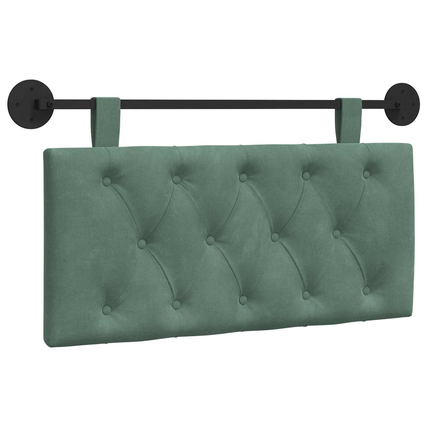 Testata appesa Verde Mare 100 x 55 x 7 cm Velluto