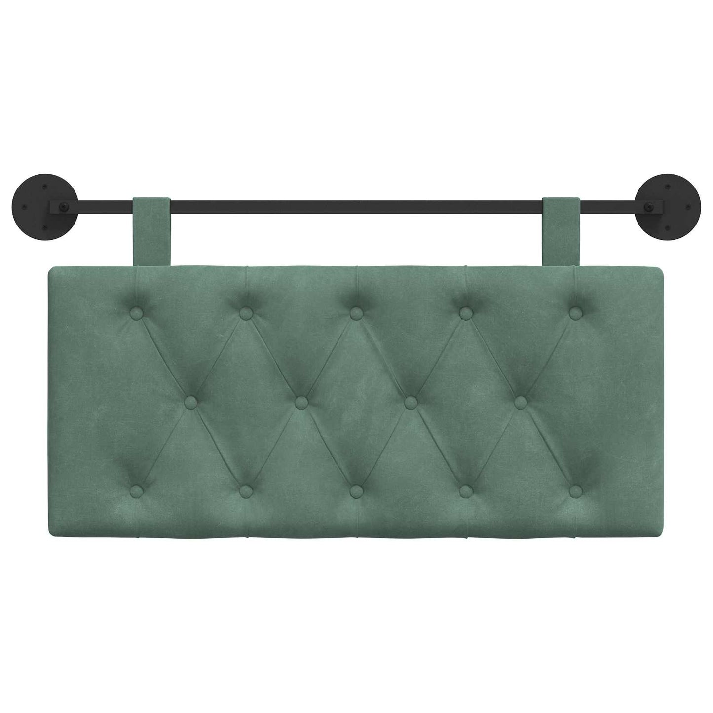 Testata appesa Verde Mare 100 x 55 x 7 cm Velluto