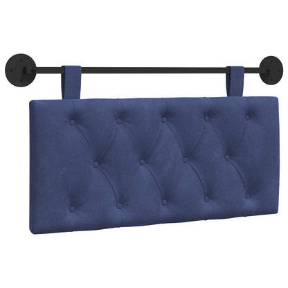 Testata appesa Blu Polizia 100 x 55 x 7 cm Velluto