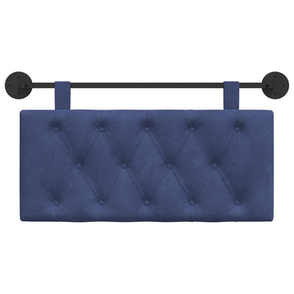 Testata appesa Blu Polizia 100 x 55 x 7 cm Velluto