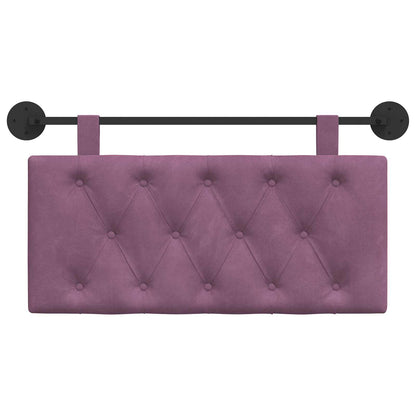 Testata appesa Montaggio a parete Viola 100 x 55 x 7 cm Velluto