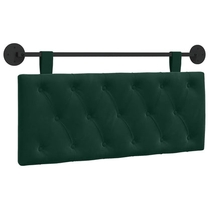 Testata appesa Verde Scuro 110 x 55 x 7 cm Velluto