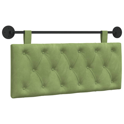 Testata appesa Verde chiaro 110 x 55 x 7 cm Velluto