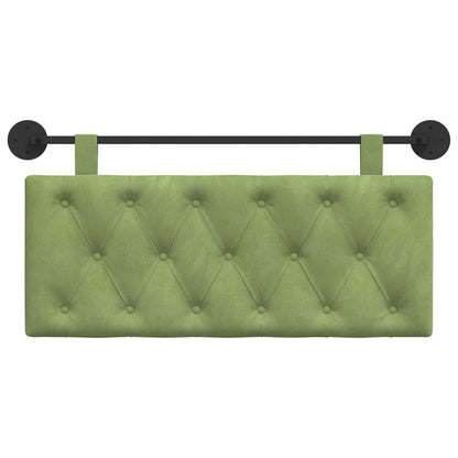 Testata appesa Verde chiaro 110 x 55 x 7 cm Velluto