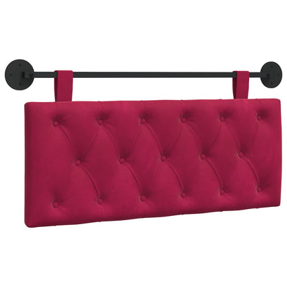 Testata appesa Rosso Vino 110 x 55 x 7 cm Velluto