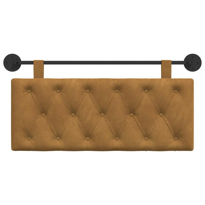 Testata appesa Marrone 110 x 55 x 7 cm Velluto