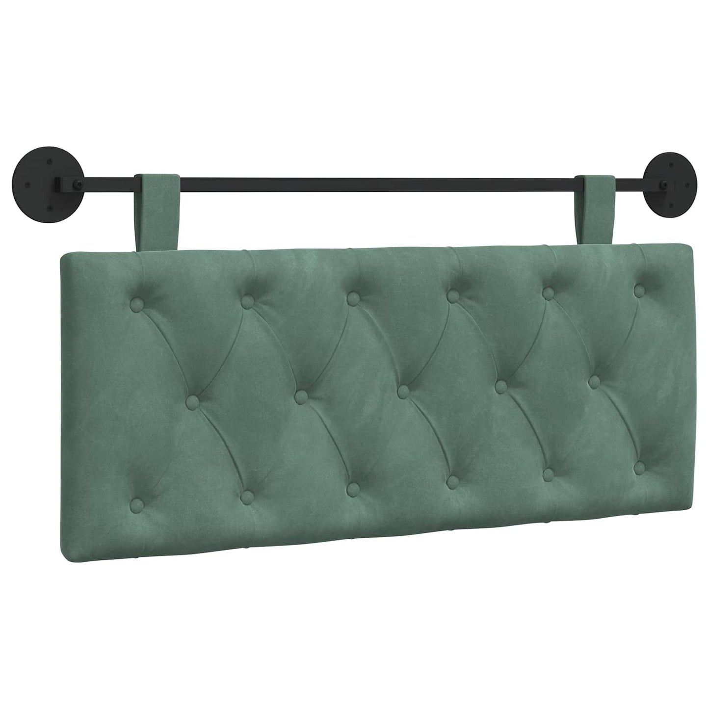 Testata appesa Verde Mare 110 x 55 x 7 cm Velluto