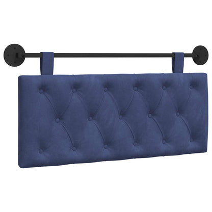 Testata appesa Blu Polizia 110 x 55 x 7 cm Velluto