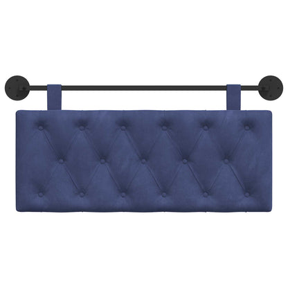 Testata appesa Blu Polizia 110 x 55 x 7 cm Velluto