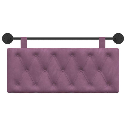 Testata appesa Montaggio a parete Viola 110 x 55 x 7 cm Velluto