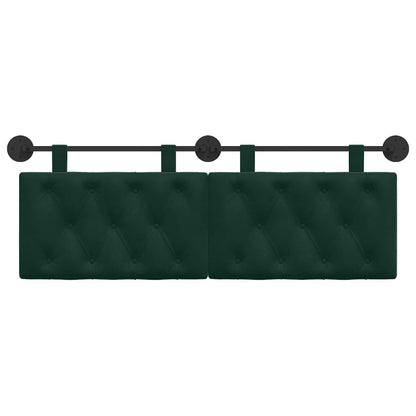 Testata appesa Verde Scuro 150 x 55 x 7 cm Velluto