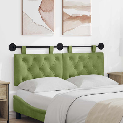 Testata appesa Verde chiaro 150 x 55 x 7 cm Velluto