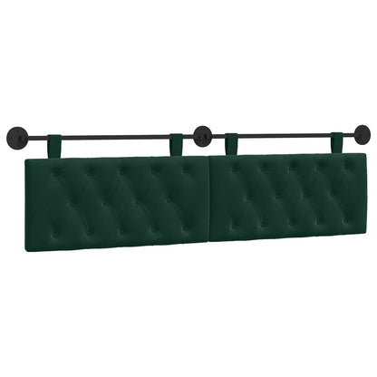 Testata appesa Verde Scuro 190 x 55 x 7 cm Velluto