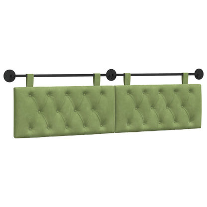 Testata appesa Verde chiaro 190 x 55 x 7 cm Velluto