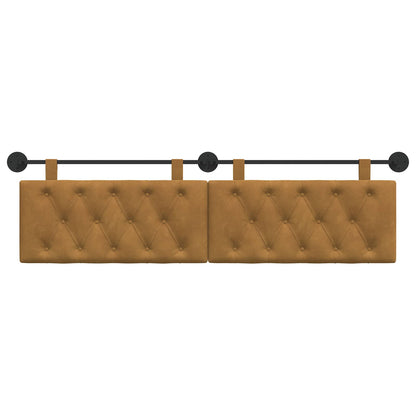Testata appesa Marrone 190 x 55 x 7 cm Velluto