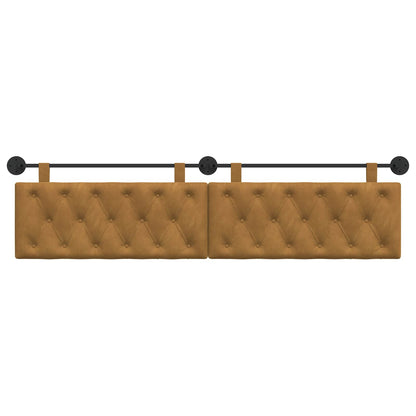 Testata appesa Marrone 210 x 55 x 7 cm Velluto