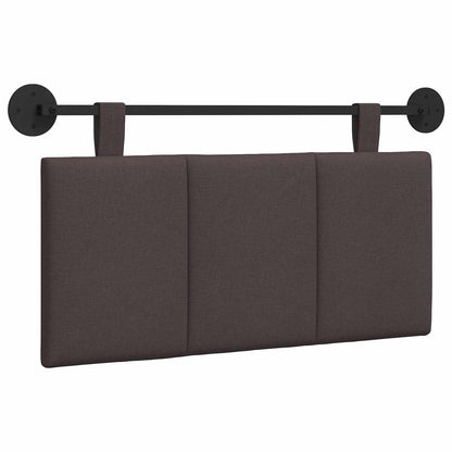 Testata appesa Rigato Marrone Scuro 90 x 55 x 5 cm Tessuto