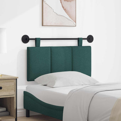 Testata appesa Rigato Verde Scuro 90 x 55 x 5 cm Tessuto