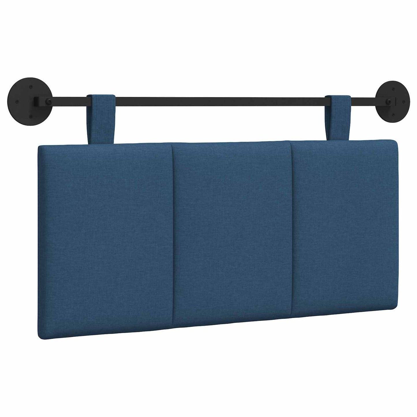 Testata appesa Montaggio a parete Blu 90 x 55 x 5 cm Tessuto