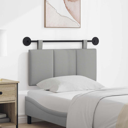 Testata appesa Rigato Grigio Nuvola 100 x 55 x 5 cm Tessuto