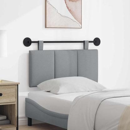 Testata appesa Rigato Grigio chiaro 100 x 55 x 5 cm Tessuto