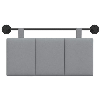 Testata appesa Rigato Grigio chiaro 100 x 55 x 5 cm Tessuto