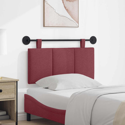 Testata appesa Rigato Rosso Vino 100 x 55 x 5 cm Tessuto
