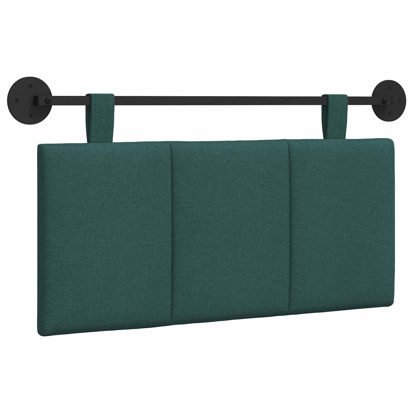 Testata appesa Rigato Verde Scuro 100 x 55 x 5 cm Tessuto