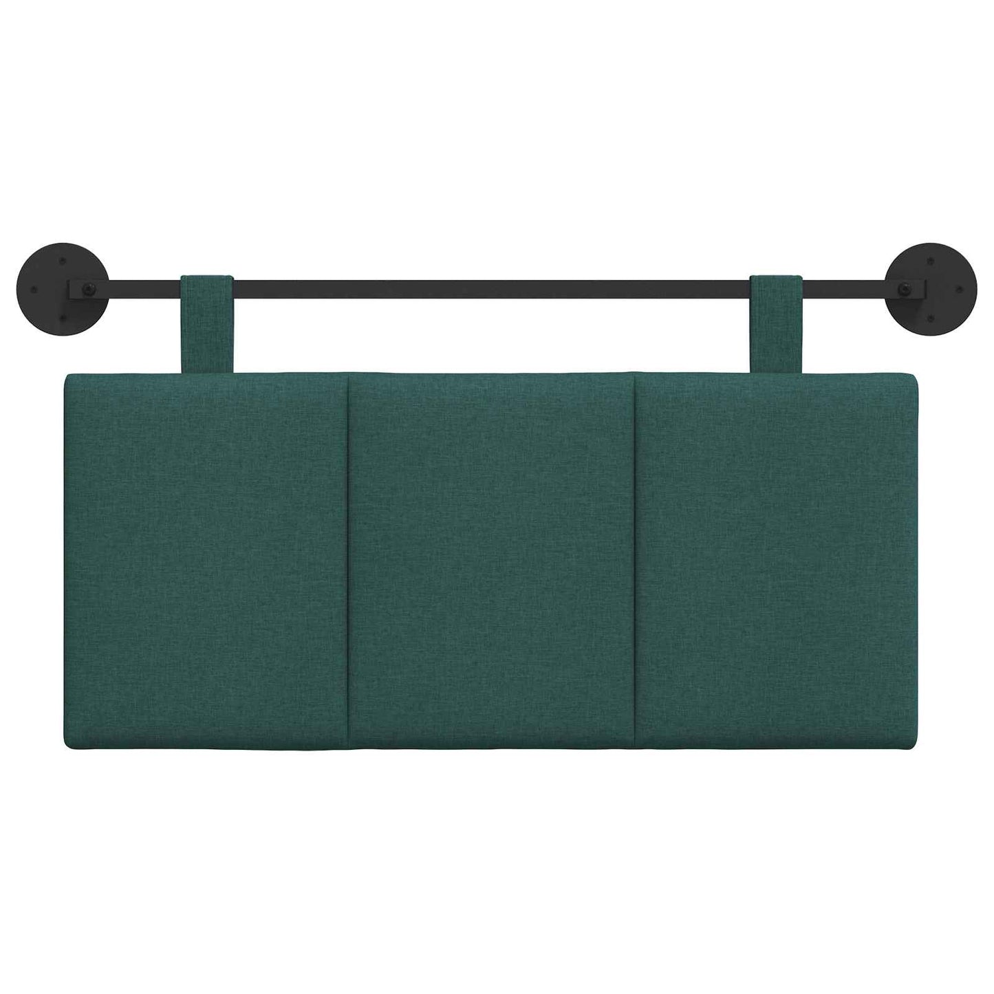 Testata appesa Rigato Verde Scuro 100 x 55 x 5 cm Tessuto