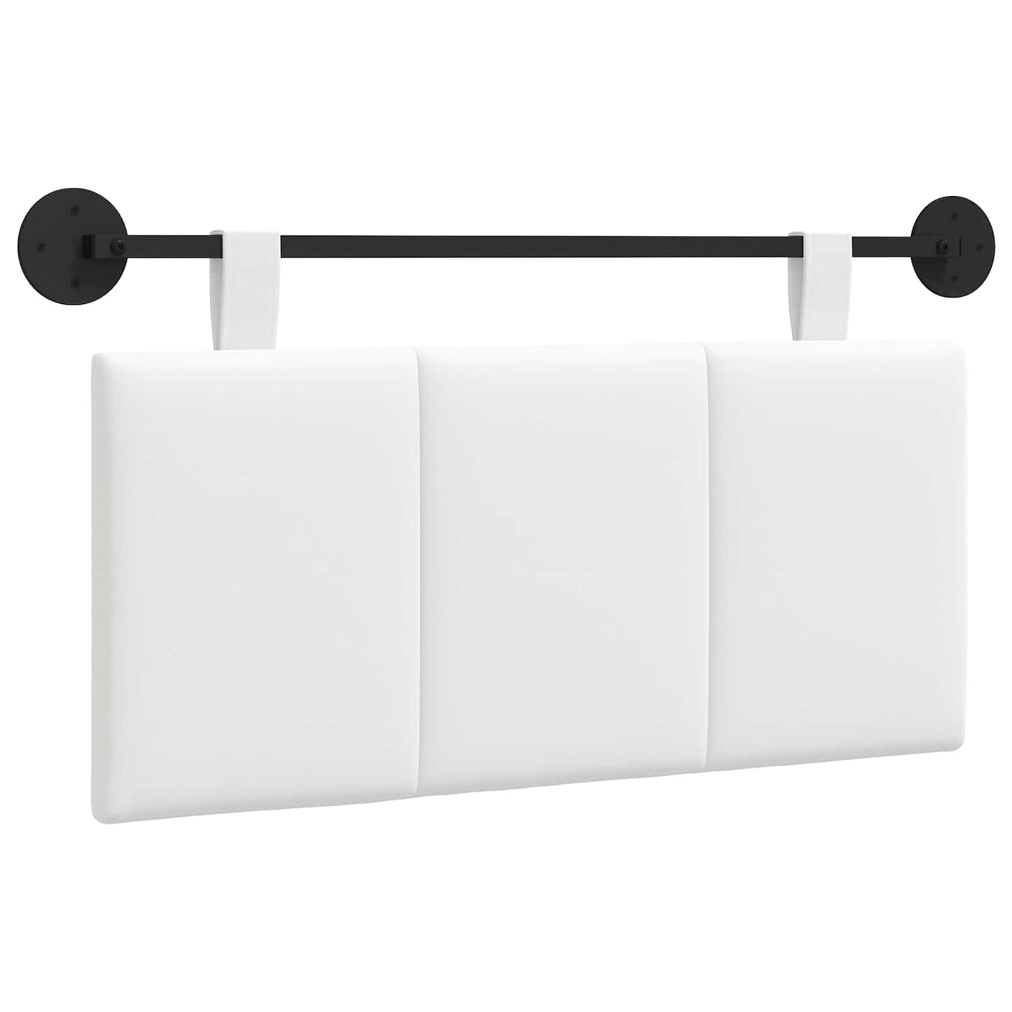 Testata appesa Rigato Bianco 100 x 55 x 5 cm Tessuto