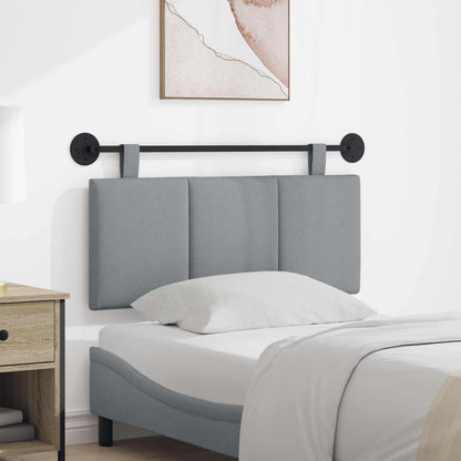 Testata appesa Rigato Grigio chiaro 110 x 55 x 5 cm Tessuto