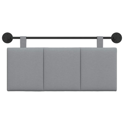 Testata appesa Rigato Grigio chiaro 110 x 55 x 5 cm Tessuto