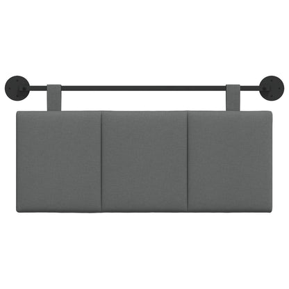 Testata appesa Rigato Grigio scuro 110 x 55 x 5 cm Tessuto