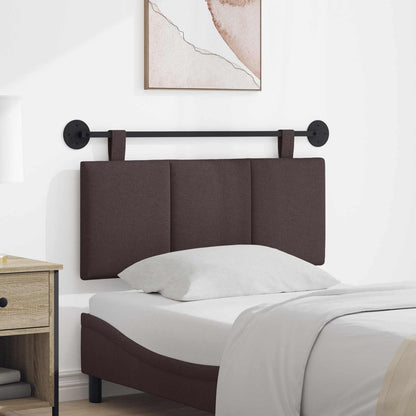 Testata appesa Rigato Marrone Scuro 110 x 55 x 5 cm Tessuto