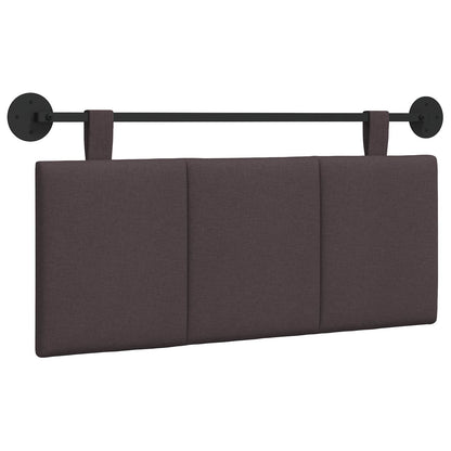 Testata appesa Rigato Marrone Scuro 110 x 55 x 5 cm Tessuto