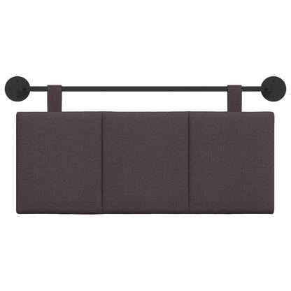 Testata appesa Rigato Marrone Scuro 110 x 55 x 5 cm Tessuto