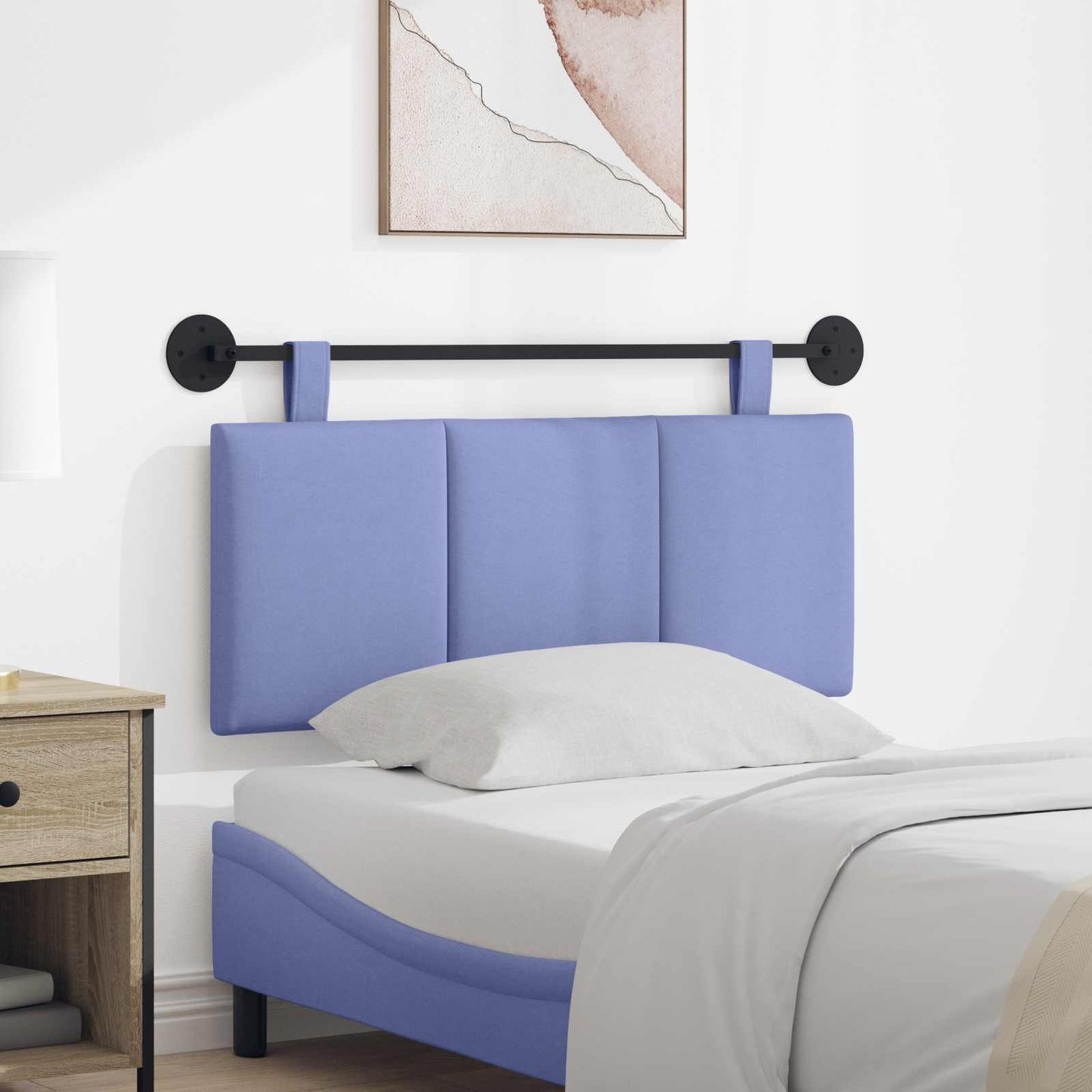 Testata appesa Rigato Blu jeans 110 x 55 x 5 cm Tessuto