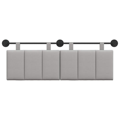 Testata appesa Rigato Grigio Nuvola 150 x 55 x 5 cm Tessuto