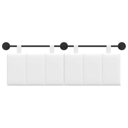 Testata appesa Rigato Bianco 150 x 55 x 5 cm Tessuto