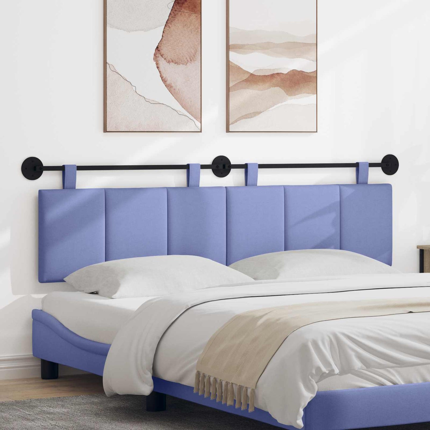 Testata appesa Rigato Blu jeans 170 x 55 x 5 cm Tessuto