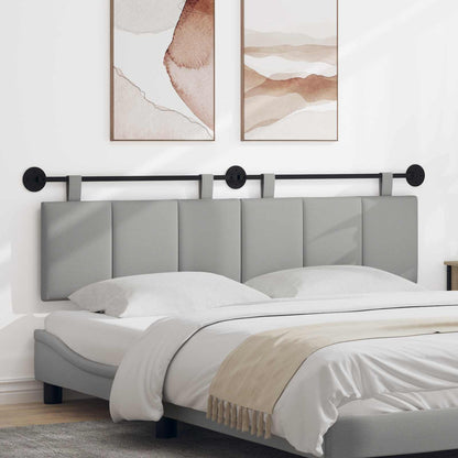 Testata appesa Rigato Grigio Nuvola 190 x 55 x 5 cm Tessuto