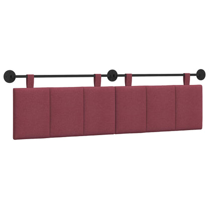 Testata appesa Rigato Rosso Vino 190 x 55 x 5 cm Tessuto