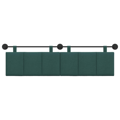 Testata appesa Rigato Verde Scuro 190 x 55 x 5 cm Tessuto