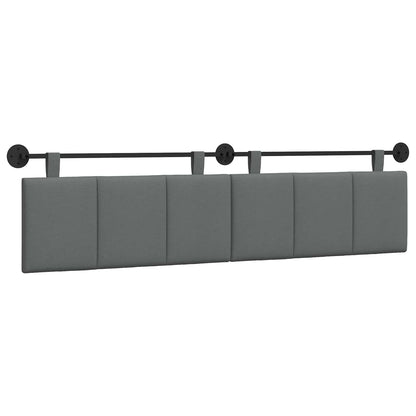 Testata appesa Rigato Grigio scuro 210 x 55 x 5 cm Tessuto