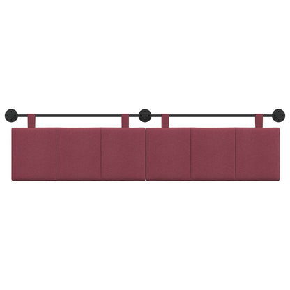 Testata appesa Rigato Rosso Vino 210 x 55 x 5 cm Tessuto