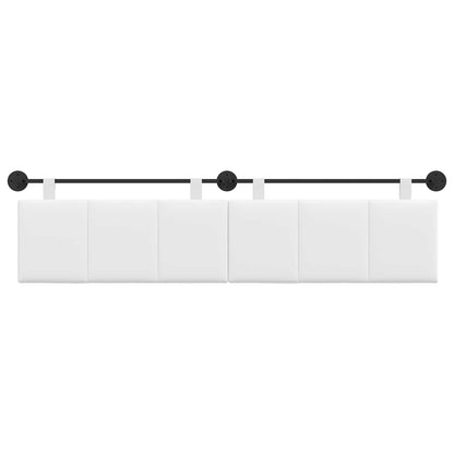 Testata appesa Rigato Bianco 210 x 55 x 5 cm Tessuto