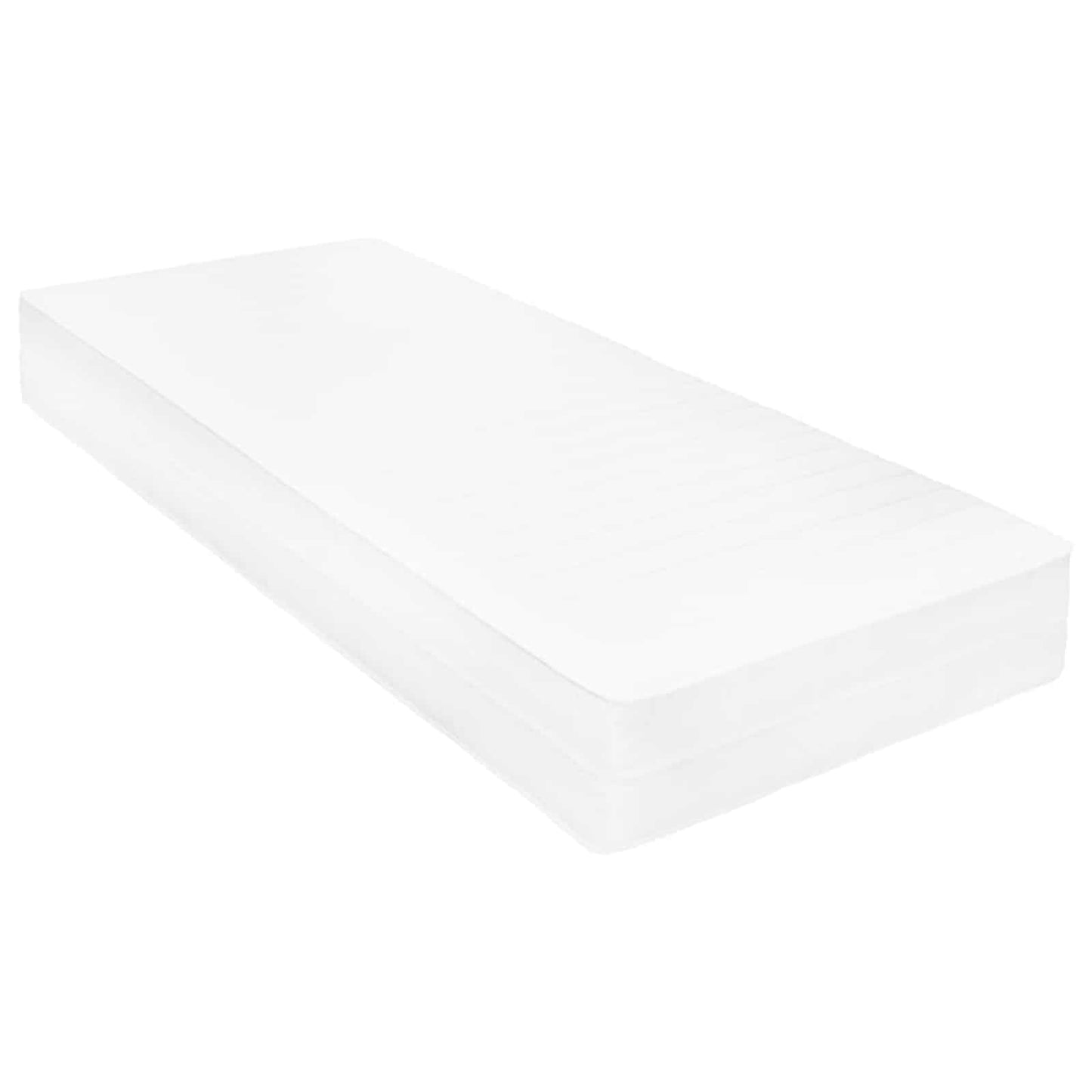Letto Giorno con materasso Marrone Cera e Bianco 90 x 200 cm
