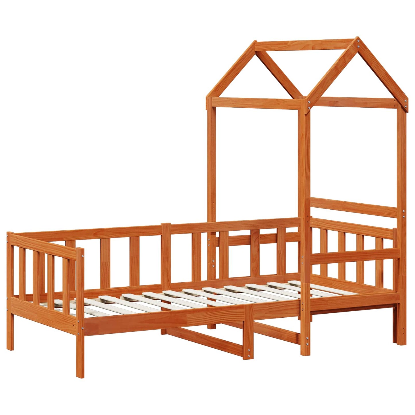 Set di Letto per il Giorno 2 pcs Marrone cerato Pino massello