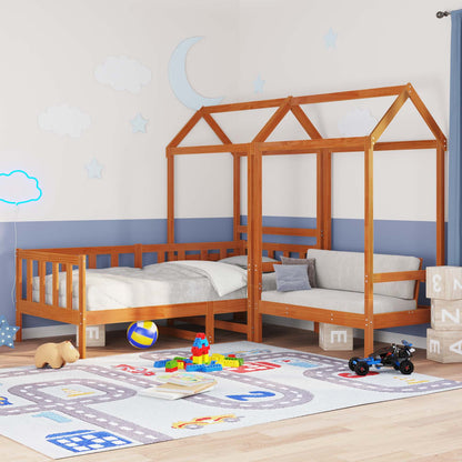 Set di Letto per il Giorno 3 pcs Marrone Cera